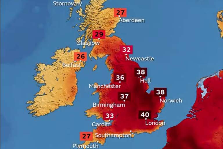 40C Heatwave Warning For Metro And Train Passengers Across Britain