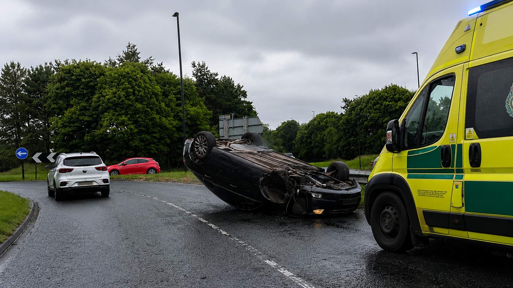 Emergency Response Underway After Spine Road (A189) Accident