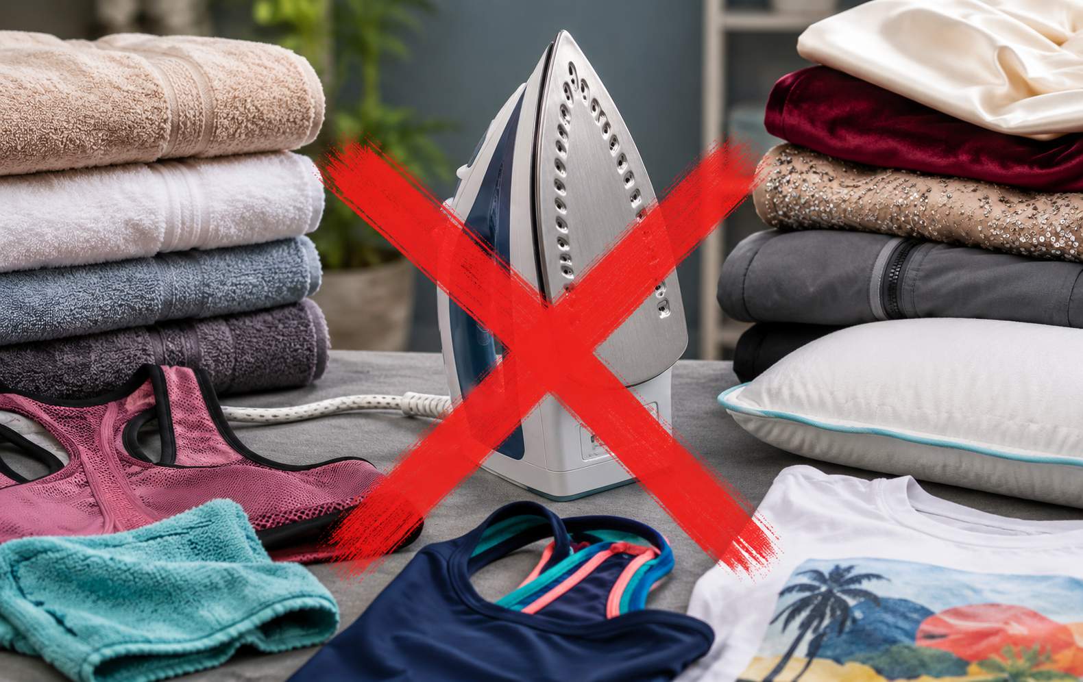 The Surprising Laundry Items You Should Keep Away From Your Iron